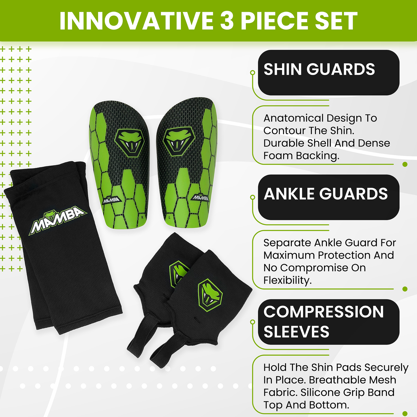 MAMBA Ultimate Shin Guard Set