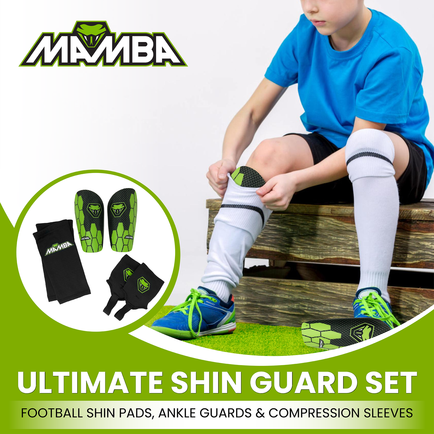 MAMBA Ultimate Shin Guard Set