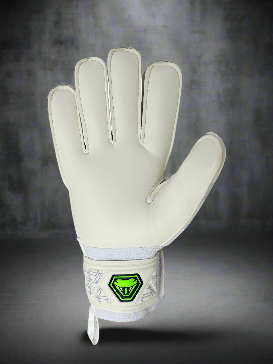 reflex goalie gloves white grip palms