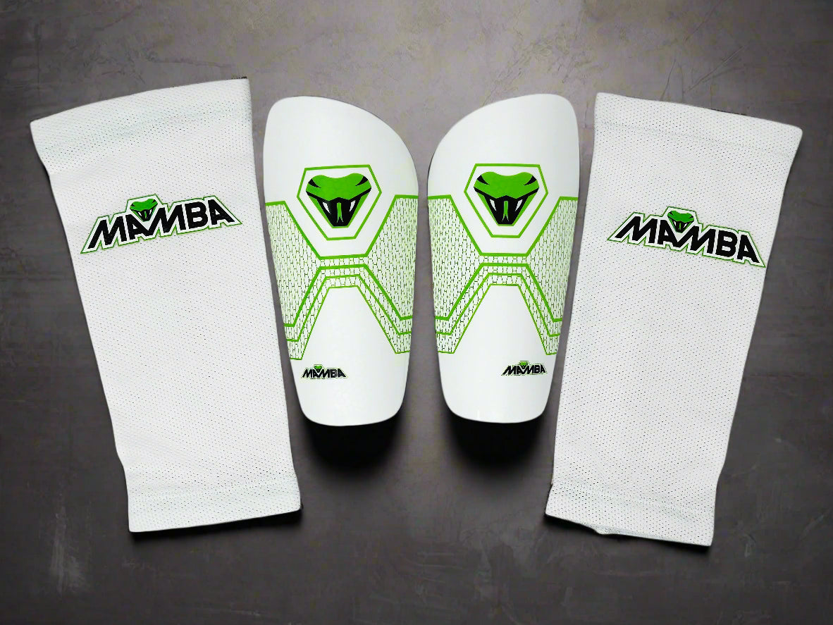 shin pads and compression sleeves