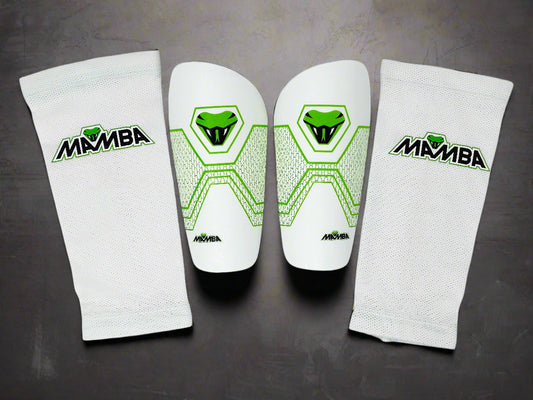 shin pads and compression sleeves