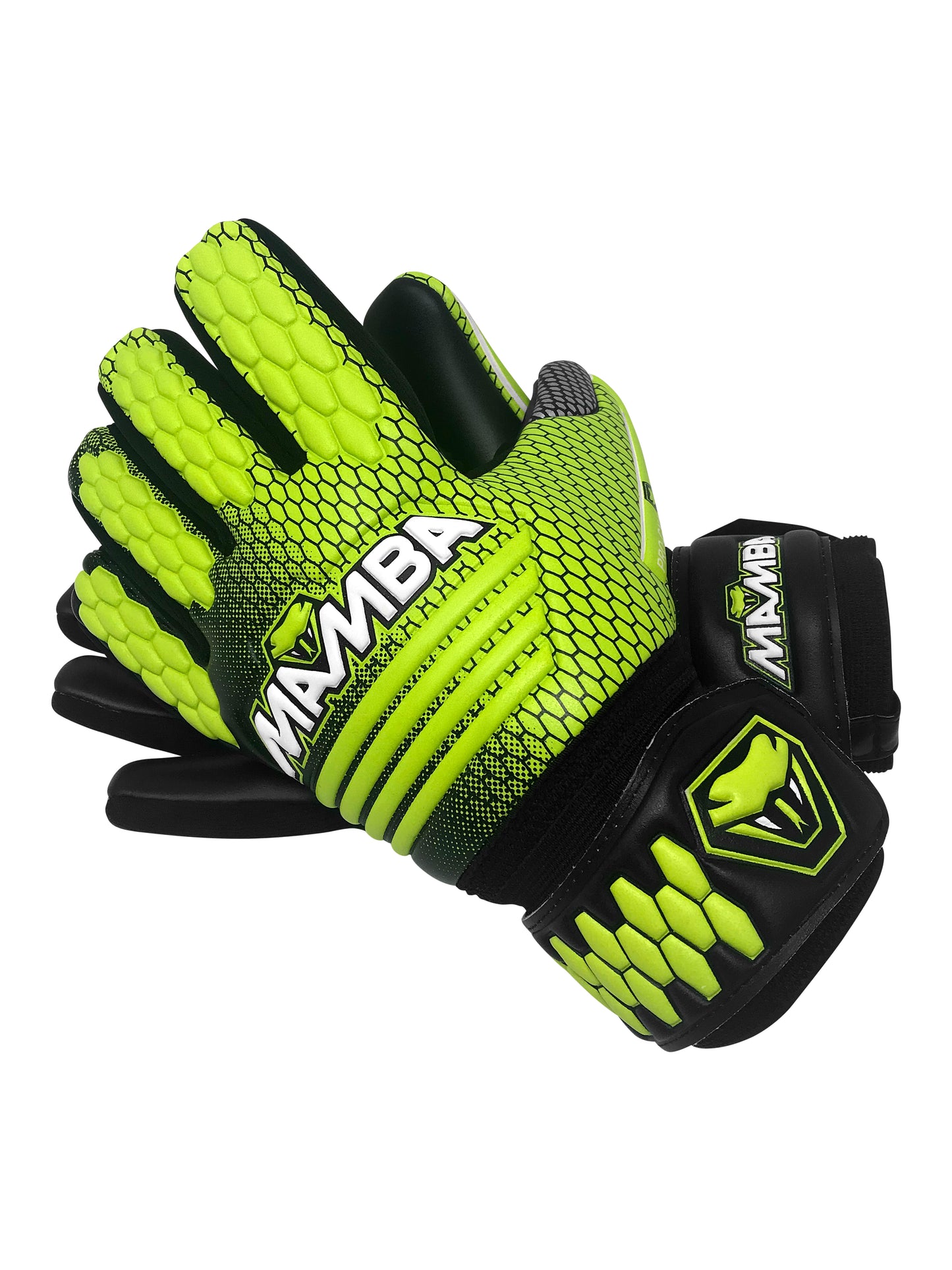 Green MAMBA PRO Goalkeeper Gloves