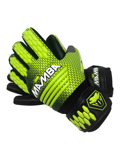Green MAMBA PRO Goalkeeper Gloves