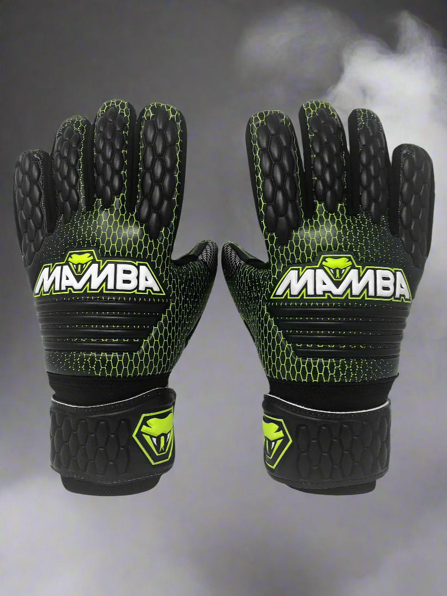 Black MAMBA PRO Goalkeeper Gloves