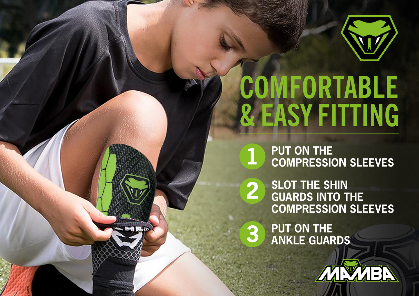 MAMBA Ultimate Shin Guard Set