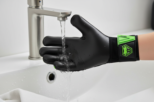 Goalkeeper Gloves Rinsed Properly