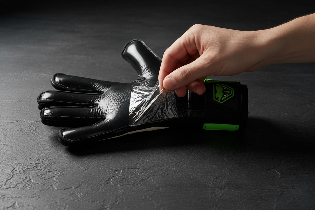 How to Remove the Protective Plastic Film from Your Goalkeeper Gloves