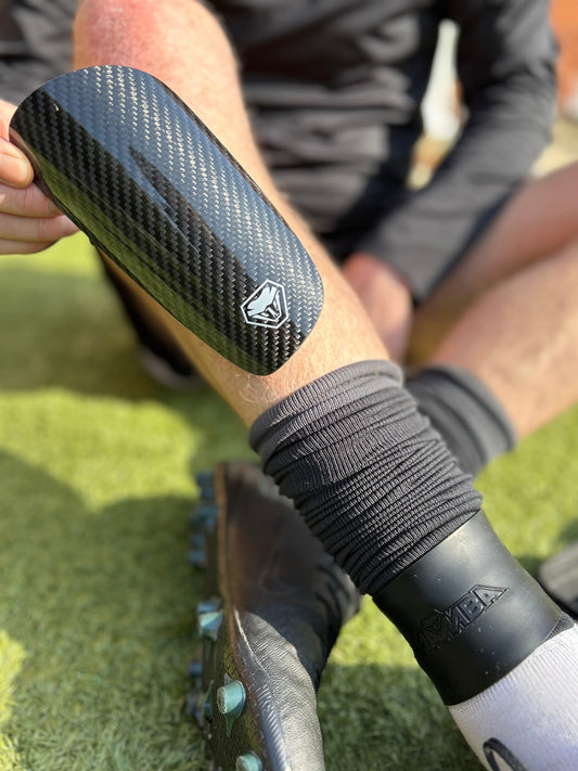 carbon fibre shin pads