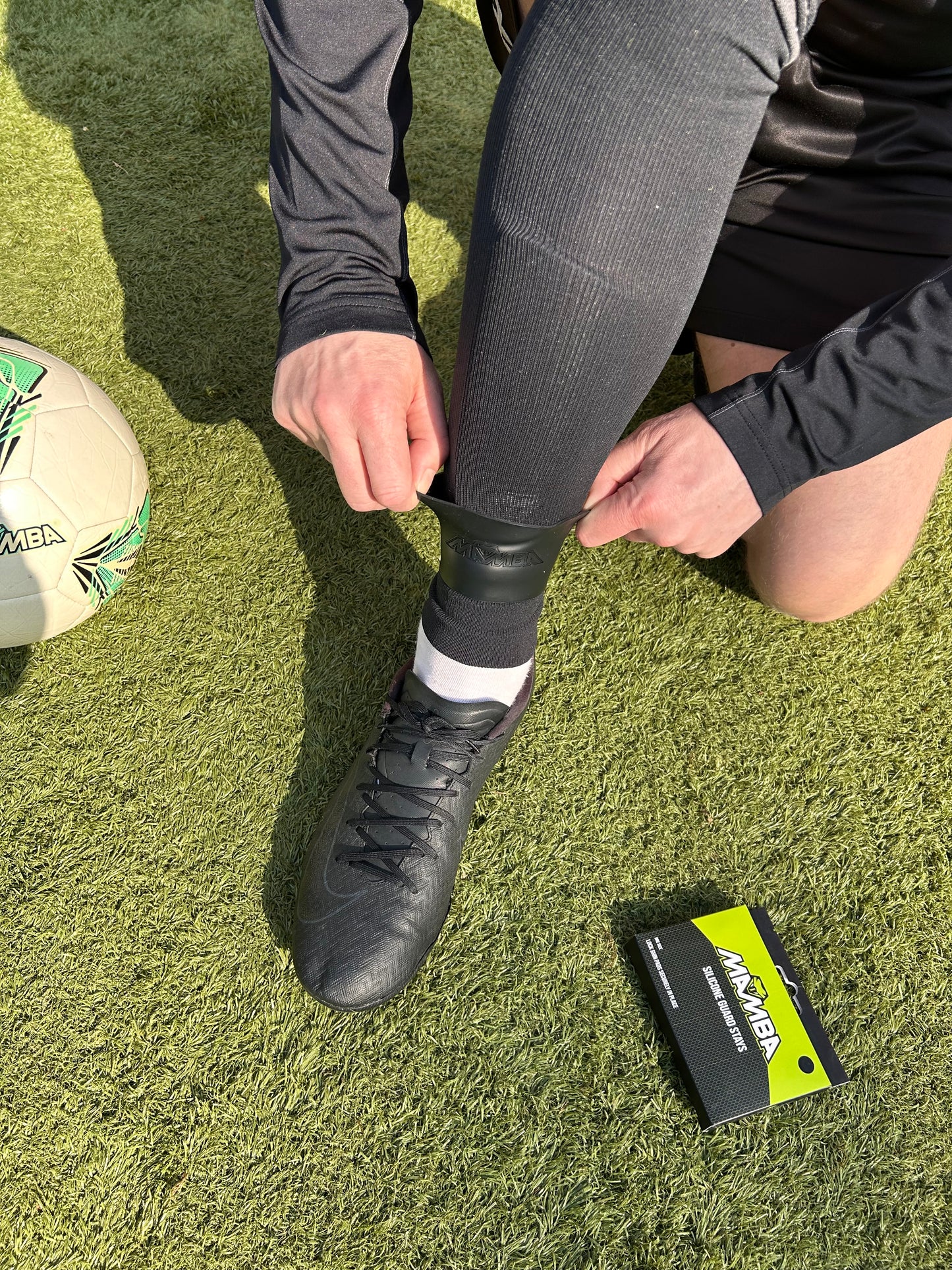 shin guard holders silicone grip bands