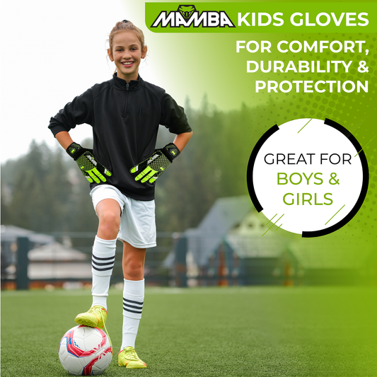 Mamba goalkeeper gloves & football shin pads
