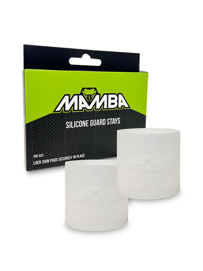 shin guard holders silicone grip bands white