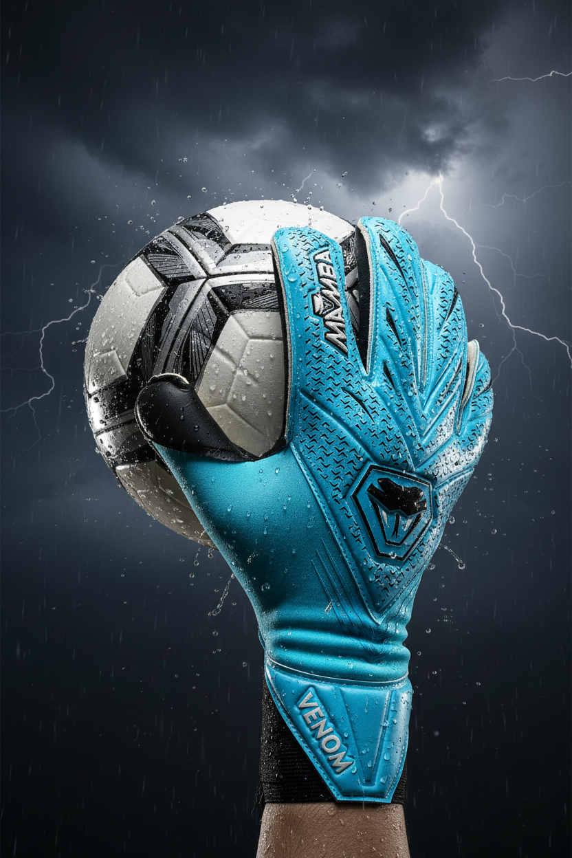 Electric Blue Glove Modern Ball